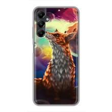 Чохли з картинкою Лисичка для Samsung Galaxy A05s (VPrint) (Лисичка в космосі)