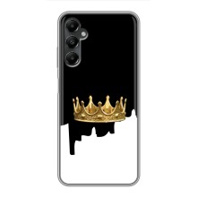 Чохол (Корона на чорному фоні) для Самсунг А05с (Золота корона)