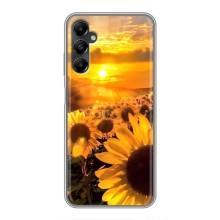Чехол с Цветами для Samsung Galaxy A05s (поле подсолнухов)