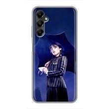 Чехлы Венсдей на Samsung Galaxy A05s Уэнсдей (AlphaPrint) (Уэнздей с зонтом)