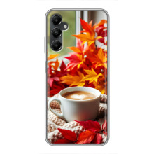Чехол с уникальным дизайном «Осень с кофе» для Samsung Galaxy A05s