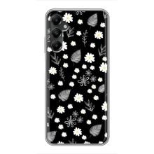 Чехлы с тематикой "ЦВЕТЫ" на Samsung Galaxy A05s (цветение на чорном)