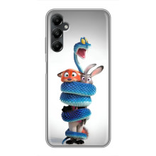 Силиконовый чехол с принтом Зоотрополіс для Samsung Galaxy A05s – Змея Зоо