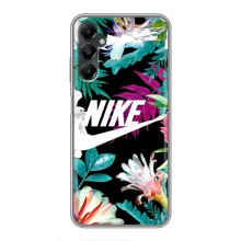 Силіконовый Чохол на Samsung Galaxy A05s з картинкою НАЙК – Квітковий Nike