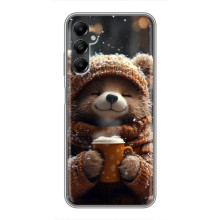 Друкований чохол 'Звірята з кавою' для Samsung Galaxy A05s – Мішка з кавою