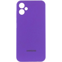 Чехол Silicone Cover Lakshmi Full Camera (AAA) with Logo для Samsung Galaxy A06 (Фиолетовый)