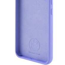 Чохол Silicone Cover Lakshmi Full Camera (AAA) with Logo для Samsung Galaxy A06 – Бузковий