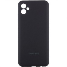 Чехол Silicone Cover Lakshmi Full Camera (AAA) with Logo для Samsung Galaxy A06 – Черный