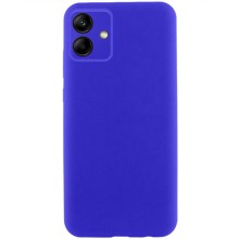 Чехол TPU GETMAN Liquid Silk Full Camera для Samsung Galaxy A06 – Синий