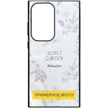 TPU+PC чехол Secret Garden для Samsung Galaxy A06 – Белый