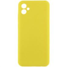Чехол Silicone Cover Lakshmi Full Camera (AA) для Samsung Galaxy A06 – Желтый