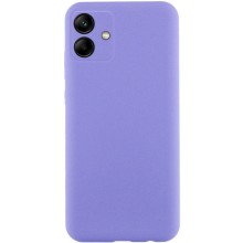 Чехол TPU GETMAN Liquid Silk Full Camera для Samsung Galaxy A06 – Сиреневый