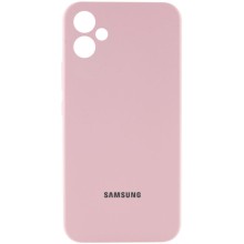 Чохол Silicone Cover Lakshmi Full Camera (AAA) with Logo для Samsung Galaxy A06 – Рожевий