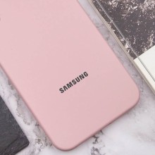 Чохол Silicone Cover Lakshmi Full Camera (AAA) with Logo для Samsung Galaxy A06 – Рожевий