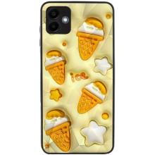 TPU+PC чохол Prisma Fluffie для Samsung Galaxy A06 – Небесно блакитний