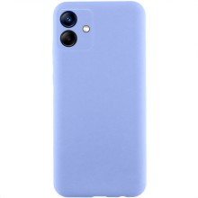 Чехол TPU GETMAN Liquid Silk Full Camera для Samsung Galaxy A06 – Сиреневый