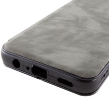 Шкіряний чохол-книжка Belora для Samsung Galaxy A06 – Сірий