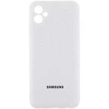 Чохол Silicone Cover Lakshmi Full Camera (AAA) with Logo для Samsung Galaxy A06 (Білий)