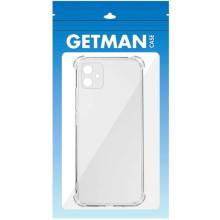 TPU чехол GETMAN Ease logo усиленные углы Full Camera для Samsung Galaxy A06 – Прозрачный