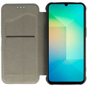 Кожаный чехол-книжка GETMAN Razor (PU) для Samsung Galaxy A06 – Blue