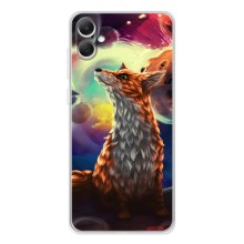 Чехлы с картинкой Лисички для Samsung Galaxy A06 (VPrint) (Лисица в космосе)