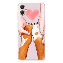 Чехлы с собаками для Samsung Galaxy A06 (VPrint) (Любовь к собакам)