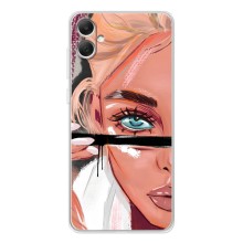 Чехол с печатью для Samsung Galaxy A06 - (Мода) (AlphaPrint) (Макияж)