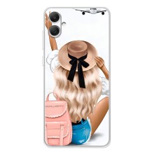 Чехол с печатью для Samsung Galaxy A06 - (Мода) (AlphaPrint) (Путешествие)