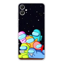 Чехол Амонг Ас для Samsung Galaxy A06 (AlphaPrint) (Скины в космосе)