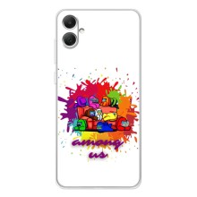 Чехол Амонг Ас для Samsung Galaxy A06 (AlphaPrint) (Яркий АмонгАс)