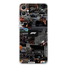 Чехол Формула1 на Samsung Galaxy A06 – Коллаж Ф1