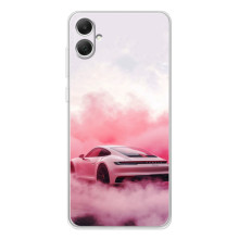 Чехол с авто Порше для Samsung Galaxy A06 – Розовый Порше
