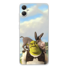 Чехол с мультфильмом Шрек на Samsung Galaxy A06 – Шрек и осел