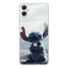Чохол з малюнком Стіч для Samsung Galaxy A06 – Стіч з квіткою