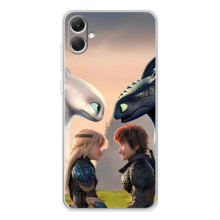 Чехол как приручить дракона на Samsung Galaxy A06 – Гикавка и Астрид
