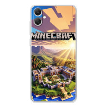 Чехол с картинками Майнкрафт для Галакси А06 – Minecraft