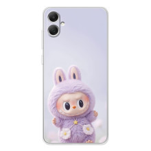 Чехол с принтом Лабубу для Samsung Galaxy A06 – Фиолетовый Лабубу