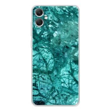 Мраморный чехол на Samsung Galaxy A06 (VPrint) (Зеленый мрамор)