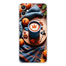 Чохол з унікальним дизайном 'Осінь з кавою' для Samsung Galaxy A06 – Кава і гарбузики