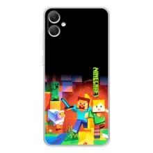 Чехлы для Samsung Galaxy A06 (Персонажи Майн Крафт) – Герой Майнкрафт