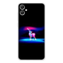 Силиконовый бампер с картинкой животных для Samsung Galaxy A06 (Яркий олень)