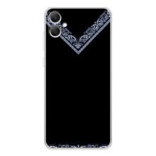 Силиконовый Чехол на Samsung Galaxy A06 – Воротник вышиванки
