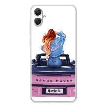 Силиконовый Чехол на Samsung Galaxy A06 с картинкой Стильных Девушек – Девушка на машине