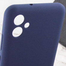 Чехол Silicone Cover Lakshmi Full Camera (AA) with logo для Samsung Galaxy A07 – Синий