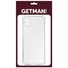 TPU чехол GETMAN Ease logo усиленные углы Full Camera для Samsung Galaxy A07 – Прозрачный