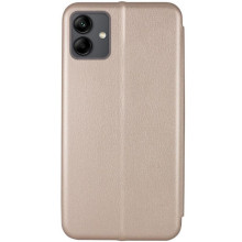 Кожаный чехол-книжка Classy для Samsung Galaxy A07 – Золотой