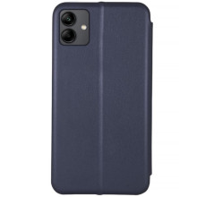 Кожаный чехол-книжка Classy для Samsung Galaxy A07 – Темно-синий