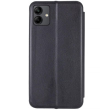 Кожаный чехол-книжка Classy для Samsung Galaxy A07 – Черный