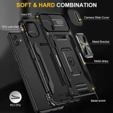 Ударопрочный чехол Camshield Army Ring для Samsung Galaxy A07 – Черный