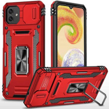 Ударопрочный чехол Camshield Army Ring для Samsung Galaxy A07 – Красный